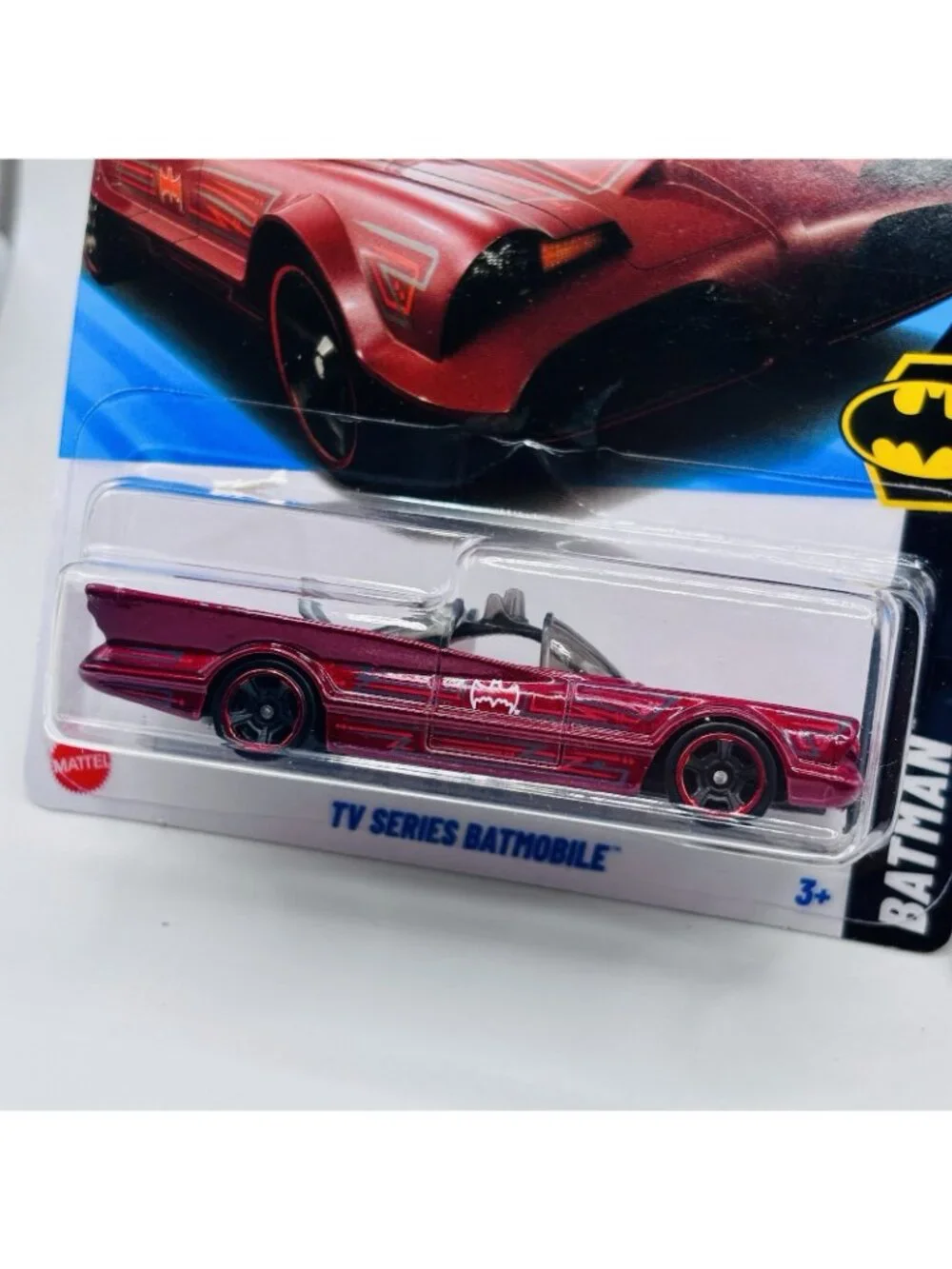 Hot Wheels Batman Classic TV Series Batmobiles Maroon & Tooned Versions! NEW!